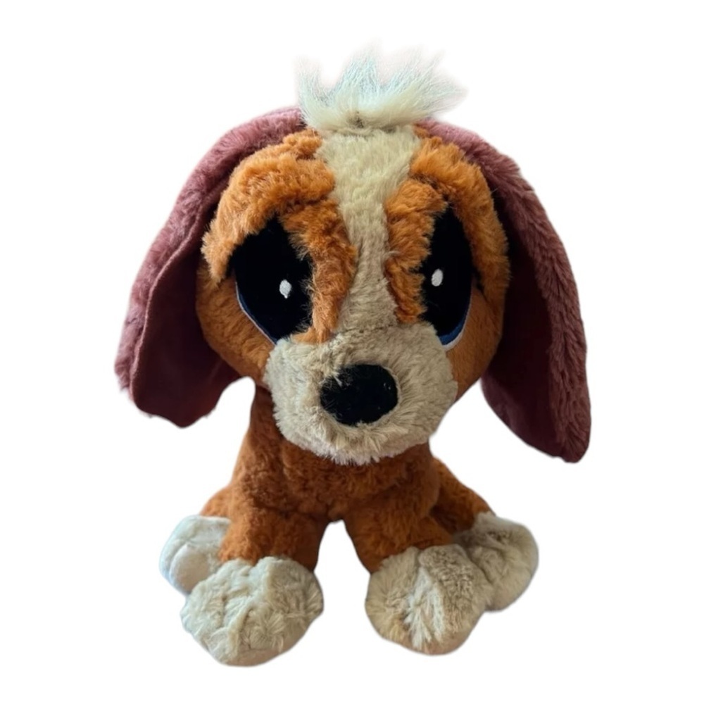 Six Flags TX Puppy Dog Plush Stuffed‎ Animal Floppy Ears 10 Inch